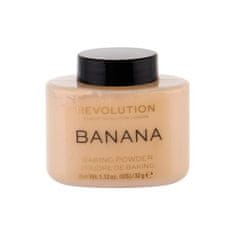 Makeup Revolution Baking Powder puder v prahu 32 g Odtenek banana