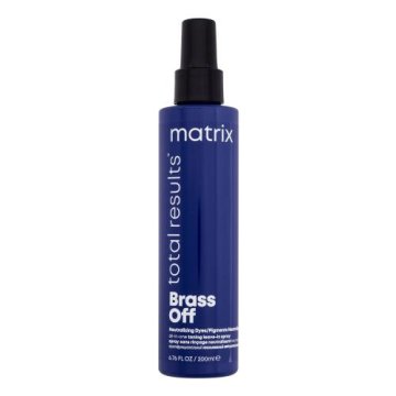Matrix Brass Off All-In-One Toning Leave-In Spray sprej brez izpiranja za nevtralizacijo medenih odtenkov za ženske