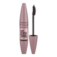 Maybelline Lash Sensational maskara za volumen in nahranitev trepalnic 9.5 ml Odtenek very black