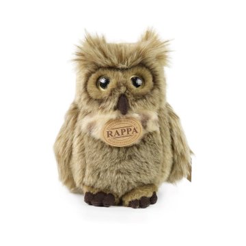 Rappa Plišast ptič sova / bik 17 cm EKOLOŠKO PRIJAZNO