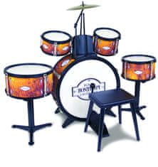Bontempi bobnarski set, s stolčkom, 6-delni (514832)