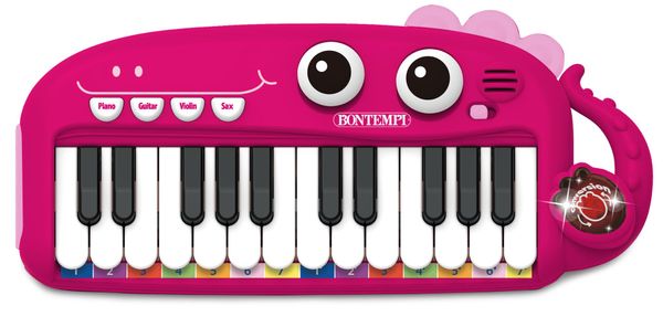  Bontempi elektronska klaviatura s 24 tipkami, roza 