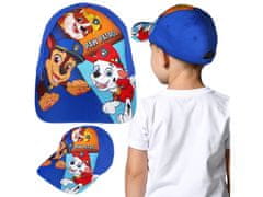 Paw Patrol Paw Patrol Chase, Marshall Rubble Modra poletna kapa za dečka, nastavljiva baseball kapa 52cm