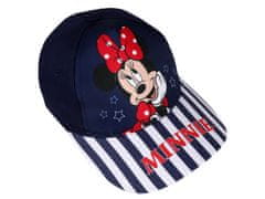 Disney DISNEY Minnie Mouse Mornarsko modra BOMBAŽNA baseball kapa za dekleta za poletje, nastavljiva baseball kapa 52cm