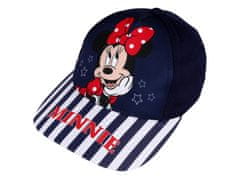 Disney DISNEY Minnie Mouse Mornarsko modra BOMBAŽNA baseball kapa za dekleta za poletje, nastavljiva baseball kapa 52cm