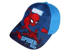 MARVEL COMICS MARVEL Spider Man Modra BOMBAŽNA bejzbolska kapa za fanta, nastavljiva bejzbolska kapa 52cm