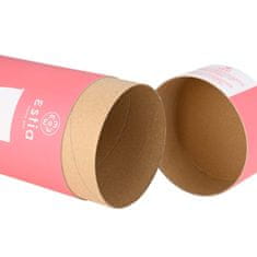 ESTIA HOME ART Fusion Coral izolirana potovalna skodelica, 500 ml, slamica, nerjaveče jeklo, rdeča