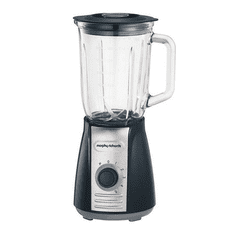Morphy Richards Morphy Richards 403010 – Zmogljiv kuhinjski mešalnik s steklenim vrčem ČRN