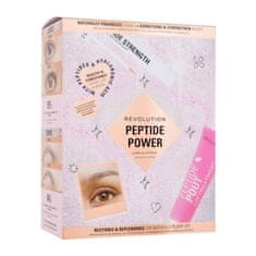 Makeup Revolution Peptide Power Lash & Lip Duo Set serum za trepalnice in obrvi Peptide Strength Lash & Brow Serum 3 ml + balzam za ustnice Peptide Pout Lip Treatment 15 ml