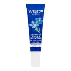 Weleda Blue Gentian & Edelweiss Contouring Eye & Lip Cream lifting krema za okoli oči in ustnic 10 ml za ženske