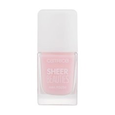 Catrice Sheer Beauties Nail Polish lak za nohte s prosojnim učinkom 10.5 ml Odtenek 040 fluffy cotton candy