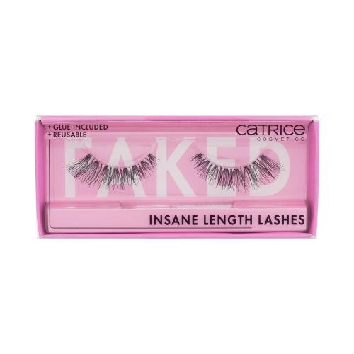 Catrice Faked Insane Length Lashes izjemno lahke umetne trepalnice 1 kos Odtenek black