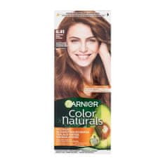 Garnier Color Naturals trajna barva za lase z negovalnimi olji 40 ml Odtenek 6.41 sweet amber za ženske
