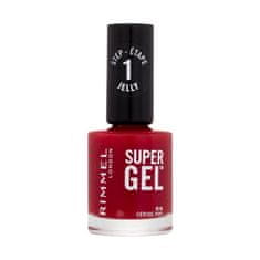 Rimmel Super Gel STEP1 gel lak za nohte 12 ml Odtenek 016 cerise pop