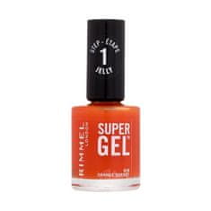 Rimmel Super Gel STEP1 gel lak za nohte 12 ml Odtenek 018 orange sorbet