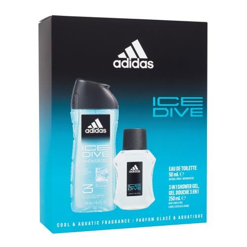 Adidas Ice Dive Set toaletna voda 50 ml + gel za prhanje 250 ml za moške