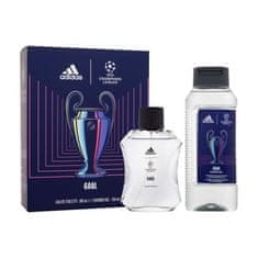 Adidas UEFA Champions League Goal Set toaletna voda 100 ml + gel za prhanje 250 ml za moške