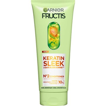 Garnier Balzam za suhe in skodrane lase Fructis Keratin Sleek (balzam) 200 ml