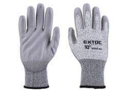 Extol Premium Extol Premium 8856698 Rokavice z visoko odpornostjo na ureze, delno potopljene v PU, velikost 10&quot;