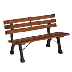 Aga Vrtna klop 120x57x70 Temno rjava