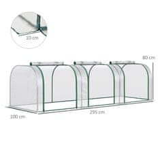 Aga Vrtni rastlinjak 295x100x80 cm