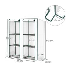 Aga Vrtni rastlinjak 144x48x152 cm