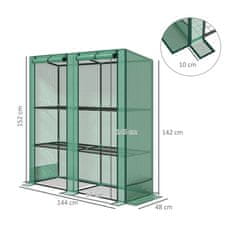 Aga Vrtni rastlinjak 144x48x152 cm