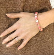 Zapestnica iz perl iz cesarskega jaspisa MINK128/17