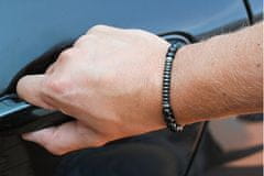 Zapestnica iz perl iz oniksa in hematita MINK145/20