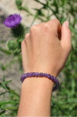 Zapestnica iz perl iz ametista MINK153/17