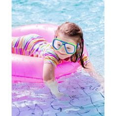 Outdoor master Otroška maska za snorklanje, Modra/Zelena