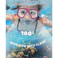 Outdoor master Otroška maska za snorklanje, Roza