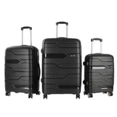 Aga Travel Komplet potovalnih kovčkov MR4681 Črna
