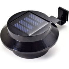 Haushalt Solarna luč za žlebove, črna, 2 kosa