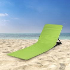 Haushalt Zložljivi ležalnik za plažo, zelen