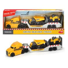Dickie tovornjak Mack + 2 gradbeni vozili Volvo (203725005)
