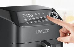 Leacco AF020 – cvrtnik na vroč zrak 4,5 L, 1050 W (bel)