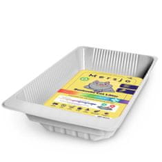 Mersjo Kotiček za enkratno uporabo, bentonitna mačja stelja PH CONTROL s koritom 2,7 l + zajemalka