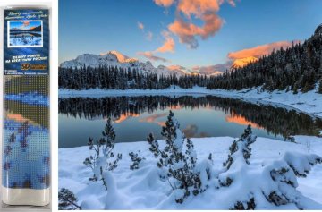 Norimpex Diamantna slika Zimski mir 30x40cm