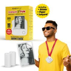EasyPix Žepni tiskalnik fotografij InstantFUN P1 (EASYPIX10102)