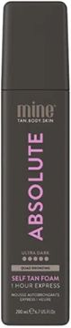 Minetan Absolute Ultra Dark pena za samoporjavitev 200 ml