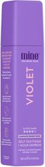 Minetan Pena za samoporjavitev za temno rjavo porjavitev z olivnim podtonom Violet (Self Tan Foam) 200 ml