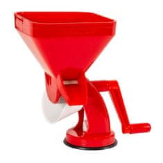Ročni strojček za pasiranje paradižnika-pasirka Master Rigamonti a/68 / rdeč / pvc, inox