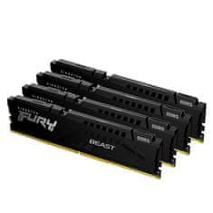 Kingston Fury Beast 128GB (4x32GB) 5600MT/s DDR5 CL40 XMP KF556C40BBK4-128 ram pomnilnik