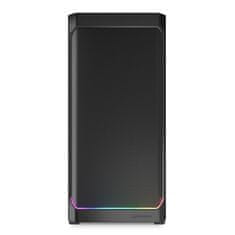 Sharkoon AK4W RGB Strip midiATX okno gaming črno ohišje