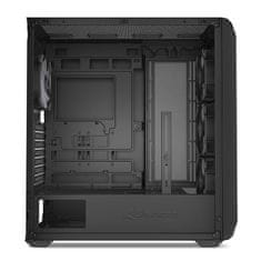 Sharkoon AK3 RGB midiATX RGB okno gaming črno ohišje