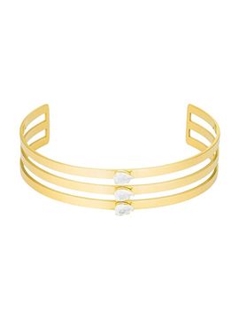 Preciosa Zapestnica iz masivnega pozlačenega jekla s kubičnim cirkonom Preciosa Sundrop Royal Lagoon 7482Y00