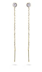 Cutie Jewellery Zlati verižni uhani Z5032-10-X-1