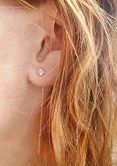 Cutie Jewellery Zlati verižni uhani Z5032-10-X-1