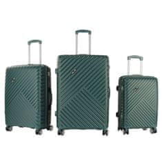 Aga Travel Komplet potovalnih kovčkov MR4677 Temno zelena